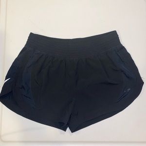 DUPDRY Black Medium Champion Women’s Running Shorts with Zipper Back Pocket